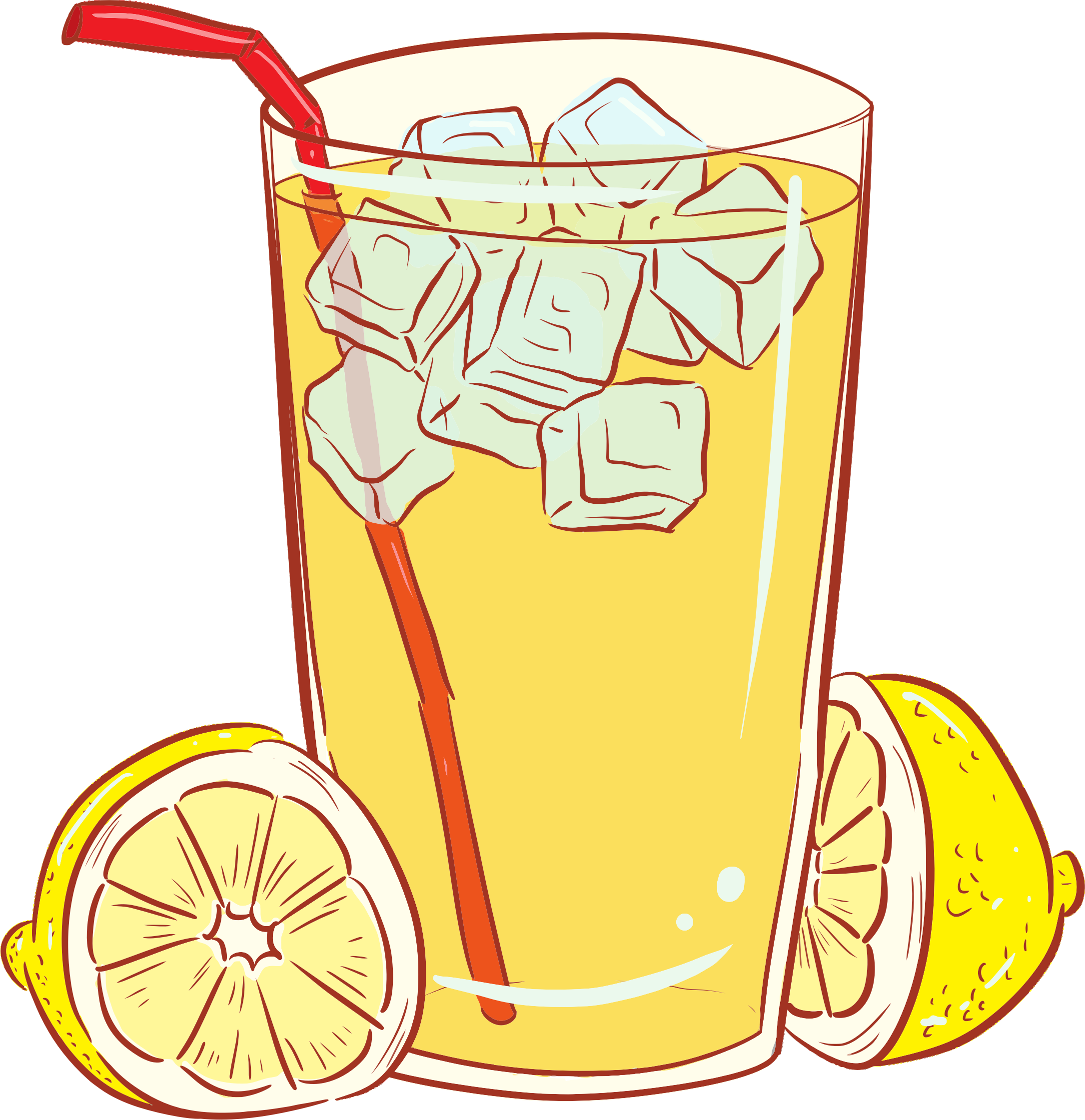 Clipart - Lemonade Clipart (2171x2241)