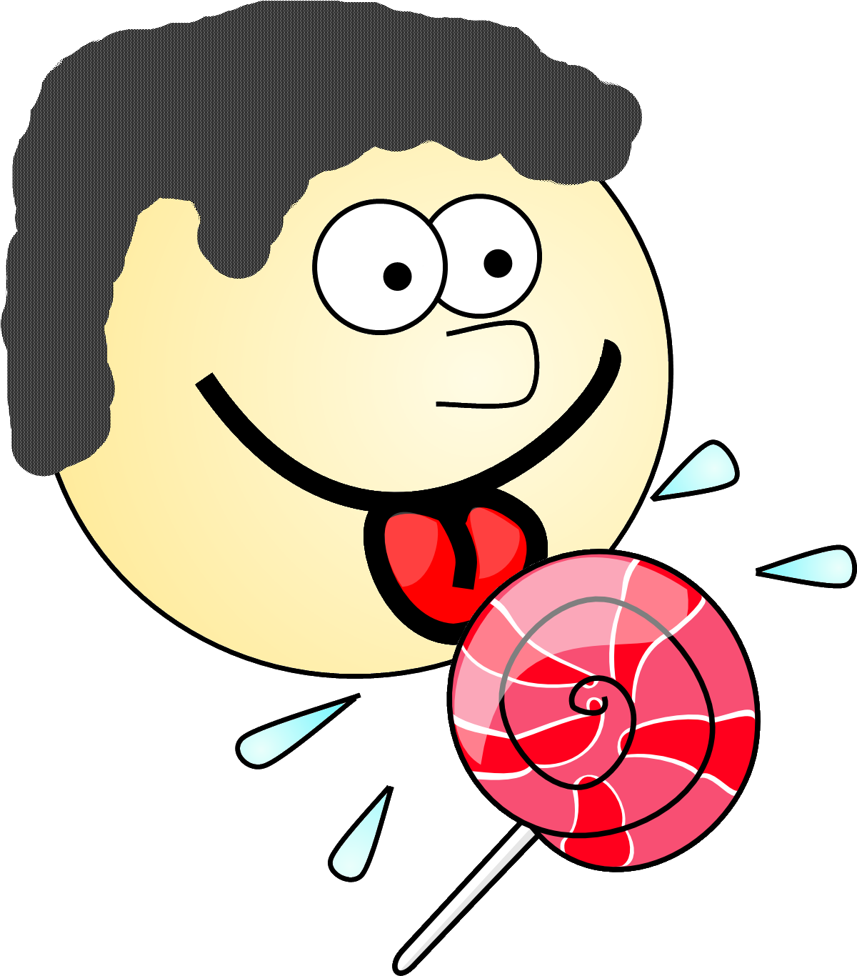 Lick Image - Candy Clip Art (1311x1503)