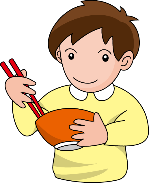 Chinese Cuisine Chopsticks Eating Meal Clip Art - Eat With Chopsticks Cartoon (516x633)