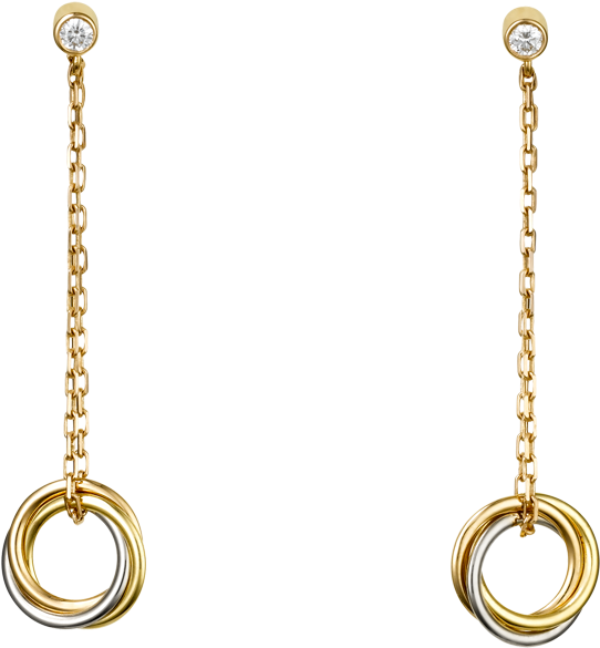 Sweet Trinity Earrings - Cartier (1000x1000)