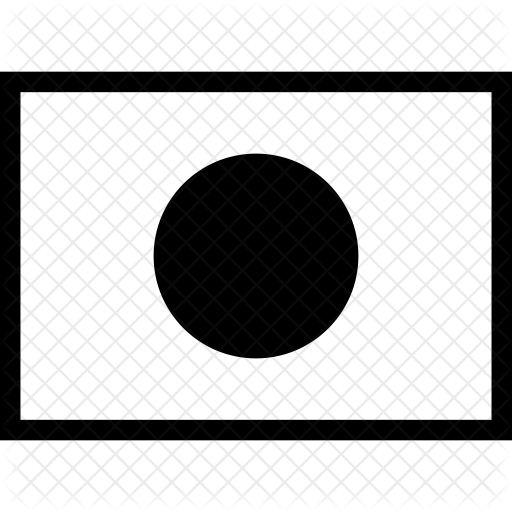 Japan Flag Icon - Circle (512x512)