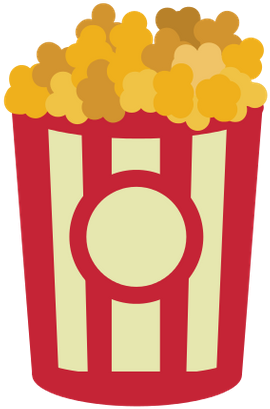 Pop Corn Icon - Vector Graphics (523x550)