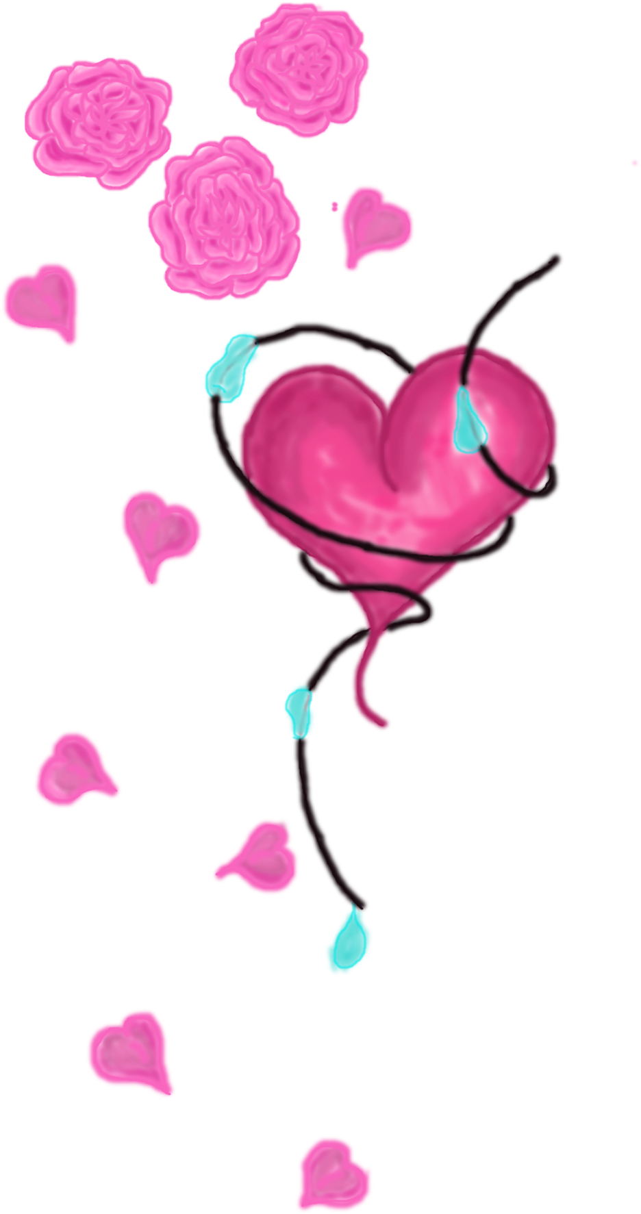 Rose Heart By Sky Star Pixie - Rose Heart By Sky Star Pixie (1024x1793)