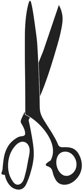 Scissors Graphic - Tailor Scissors Png (360x720)