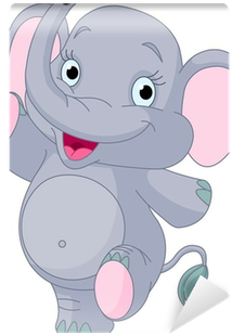 Cute Elephant Clipart (400x400)