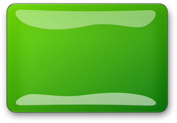 Green Glossy Button Png (600x418)