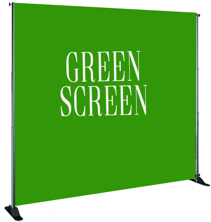 Custom Green Screen Backgrounds - Banner (750x750)
