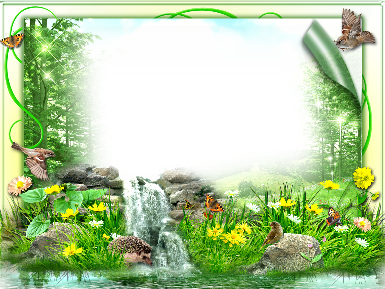 Old Fashioned Nature Photo Frames Ideas - Nature Photo Frame Hd (1280x960)