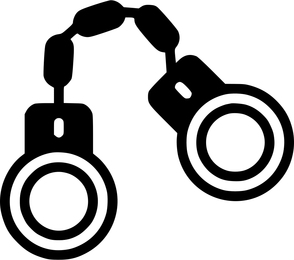 Handcuffs Comments - Scalable Vector Graphics (980x866)