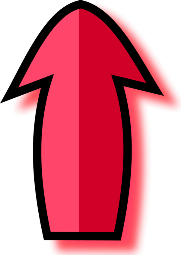 Arrow Pointing Up - Blue Arrow Pointing Up (600x845)