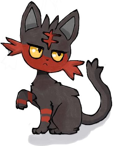 Another Litten Cause Why Not - Pokémon (375x471)