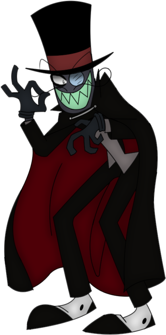 Black Hat By Knackmaster77 - Cartoon (647x1235)