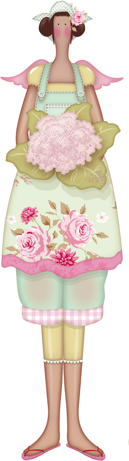 Тильда С Капустой - Clip Art (451x1600)
