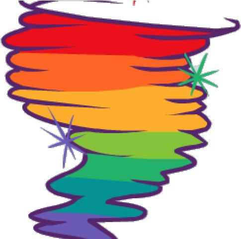 Rainbow Clipart Tornado - Design (640x480)