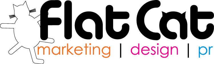 Flat Cat Logo - Cat (749x225)