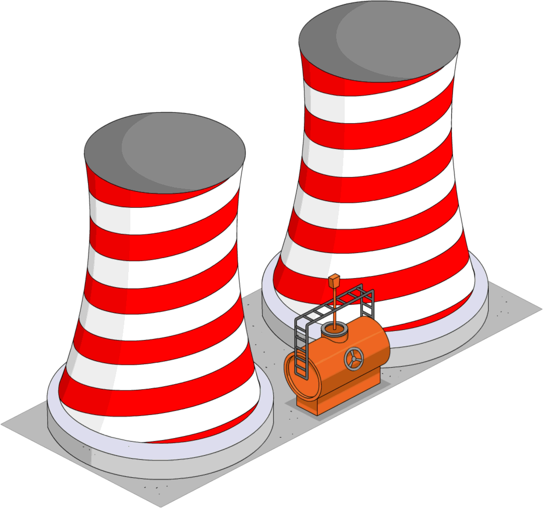 Candy Cooling Towers - Cooling Tower (1079x1010)