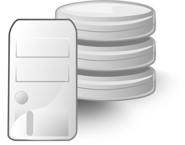 Database Clipart Laptop - Clip Art (600x469)
