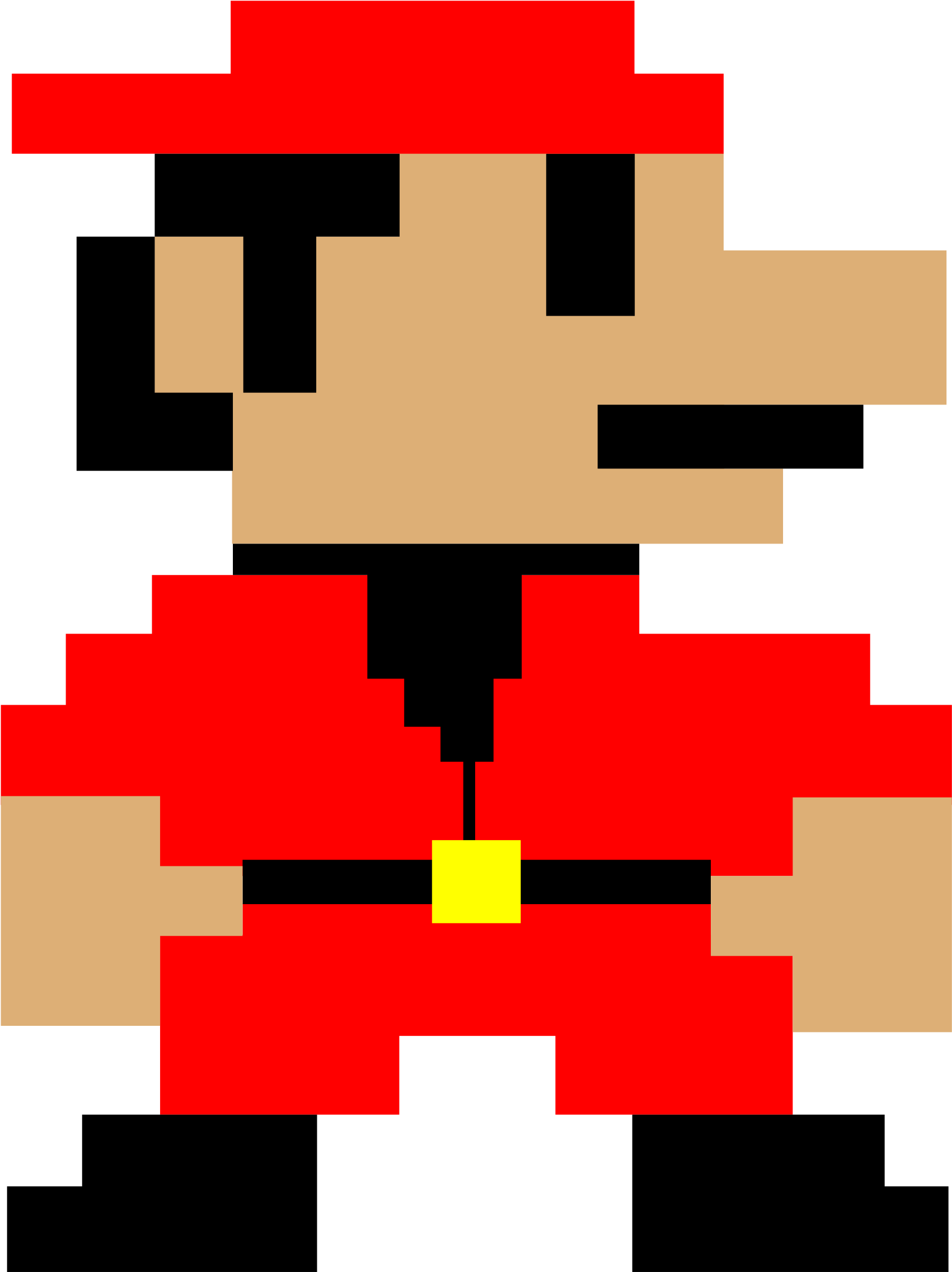 Clipart - Super Mario 8 Bit (2400x2400)