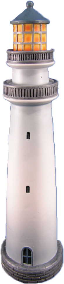 Lighthouse Model 11" - Lighthouse Model Poly Stone 11" (1024x1024)