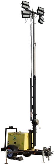 6 Kwh Light Tower Generator - Light Tower (214x589)