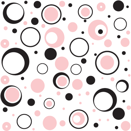 Retro Bubbles - Circle (451x451)
