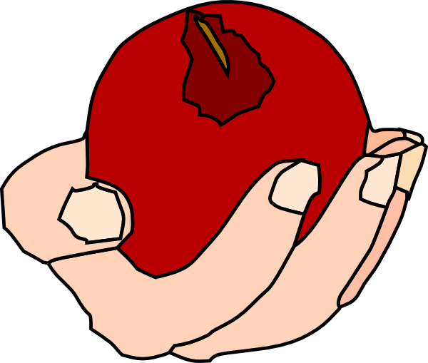 Free Vector Red Apple Clip Art - Drawing (600x509)
