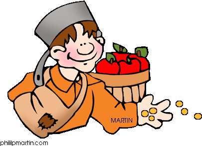 Johnny Appleseed Clip Art (420x304)