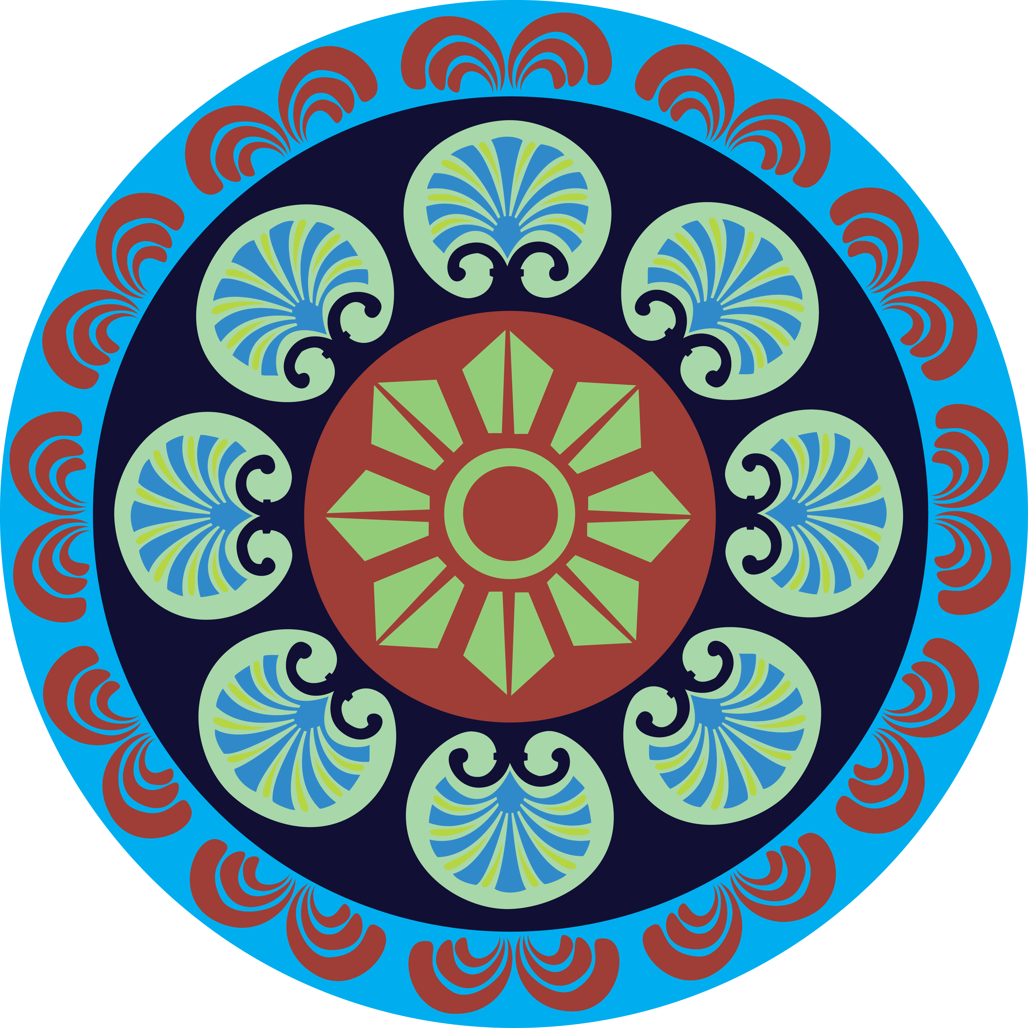 Png Coloured - Circle (4027x4027)