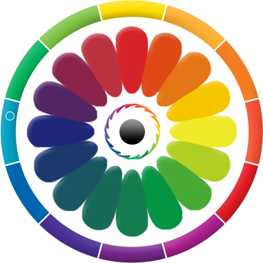 Enter Image Description Here - Circulo Cromatico De 24 Colores (381x380)