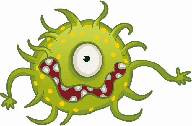 Virus Transparent Image - Superbugs (650x426)