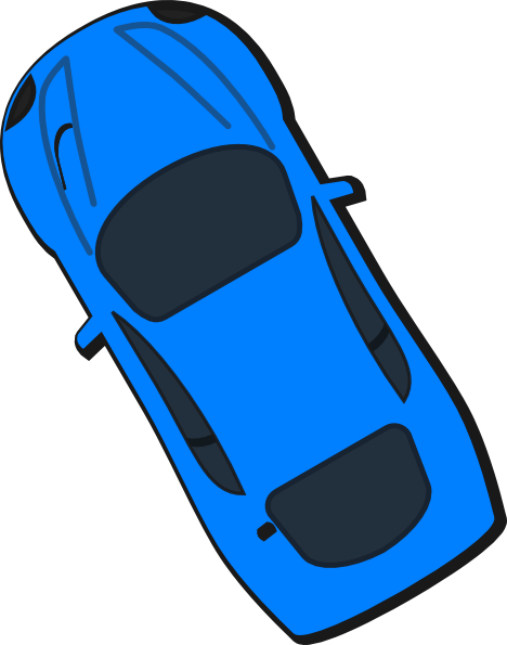 Car Top View Svg (468x595)