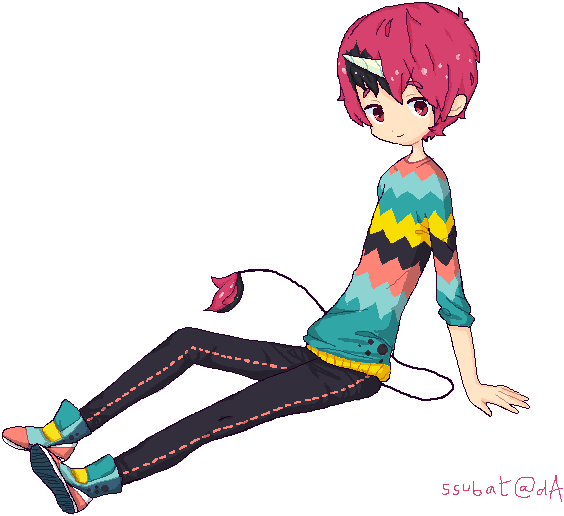 Draw - Unicorn Boy Anime (600x520)