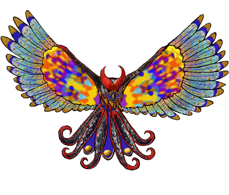 Psychedelic Owl By Indie420 - World (894x894)