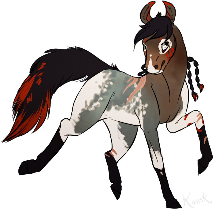 Sassy Mare - Cartoon (764x696)