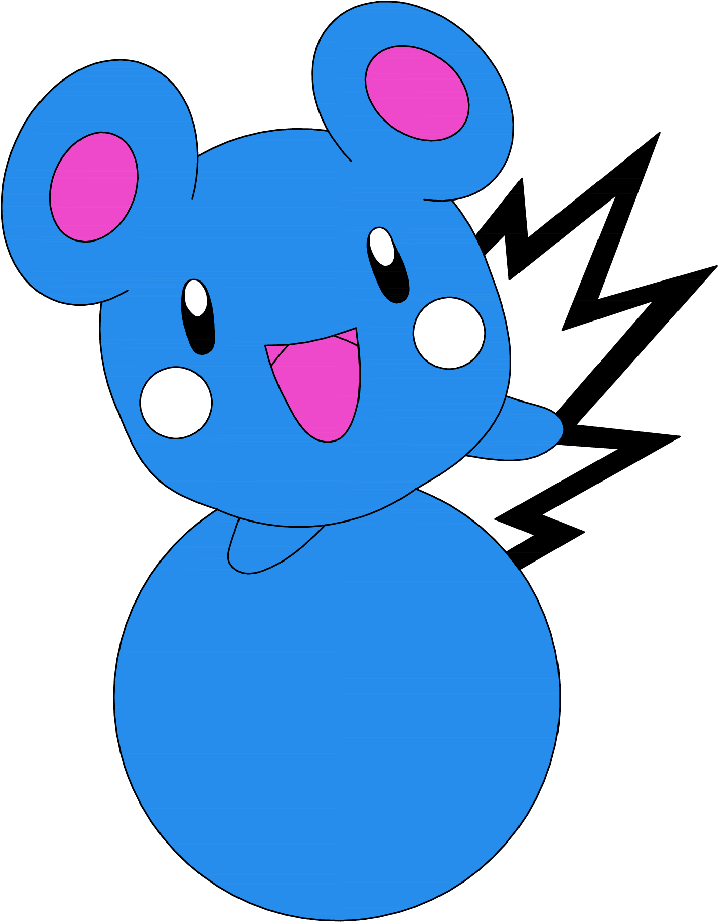 Pokemon Azurill (3300x2550)