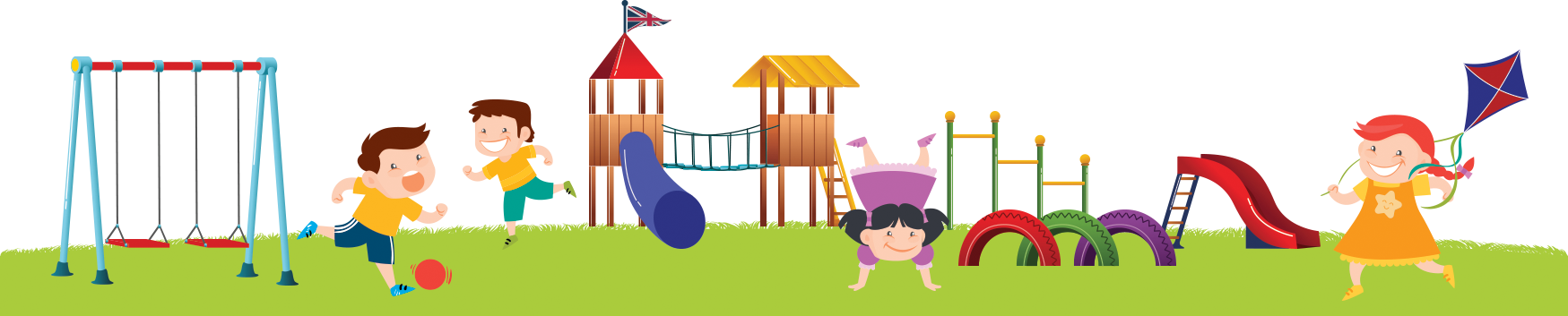 Vector Smart Object - Play Area Vector Png (1749x353)