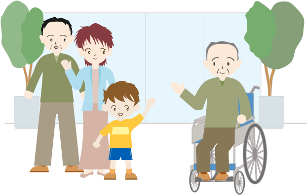 Nursing Care Welfare - イラスト (640x480)