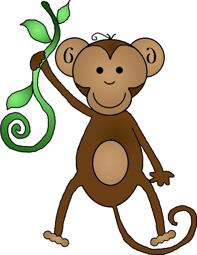 Monkey Clip Art - Clip Art (865x1097)