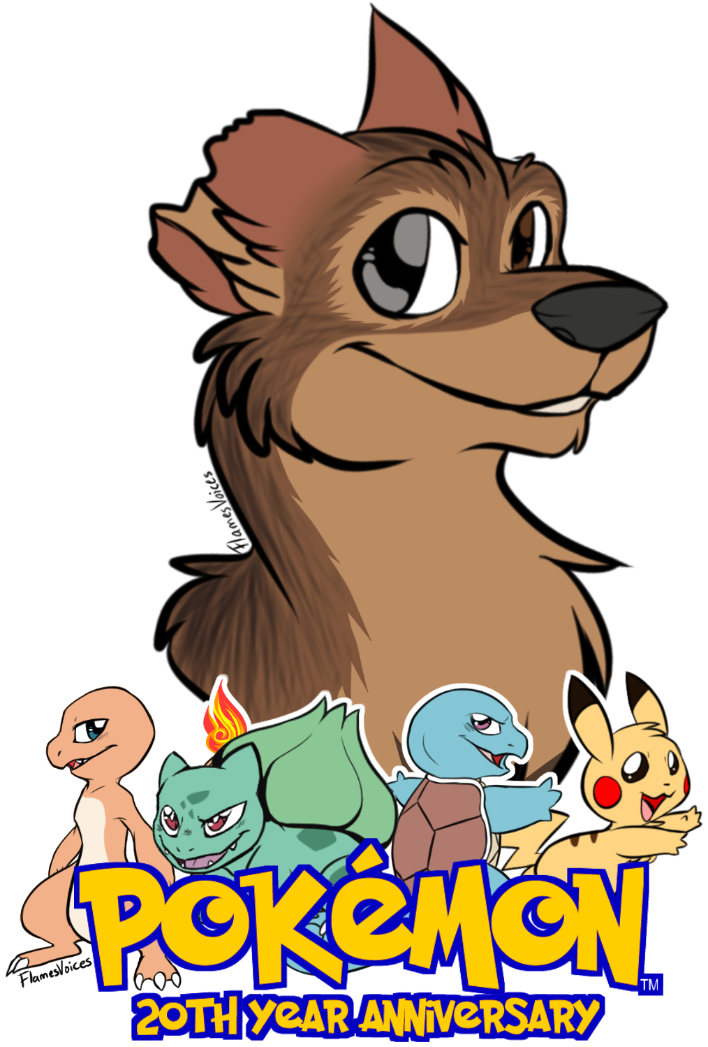 Happy 20th Pokemon - Cartoon (1427x1756)