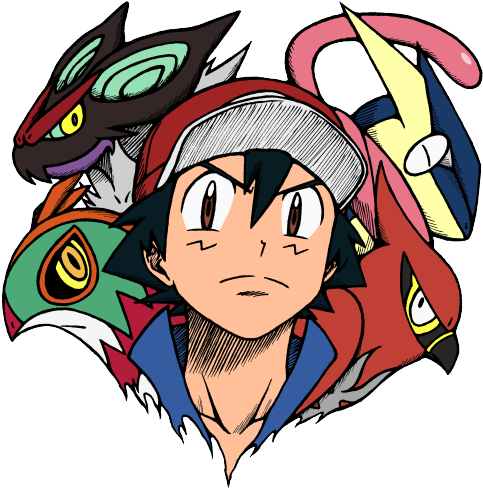 Ash Alolan Drawing (500x506)