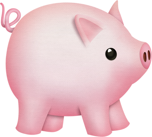 Pig - Clip Art (500x449)