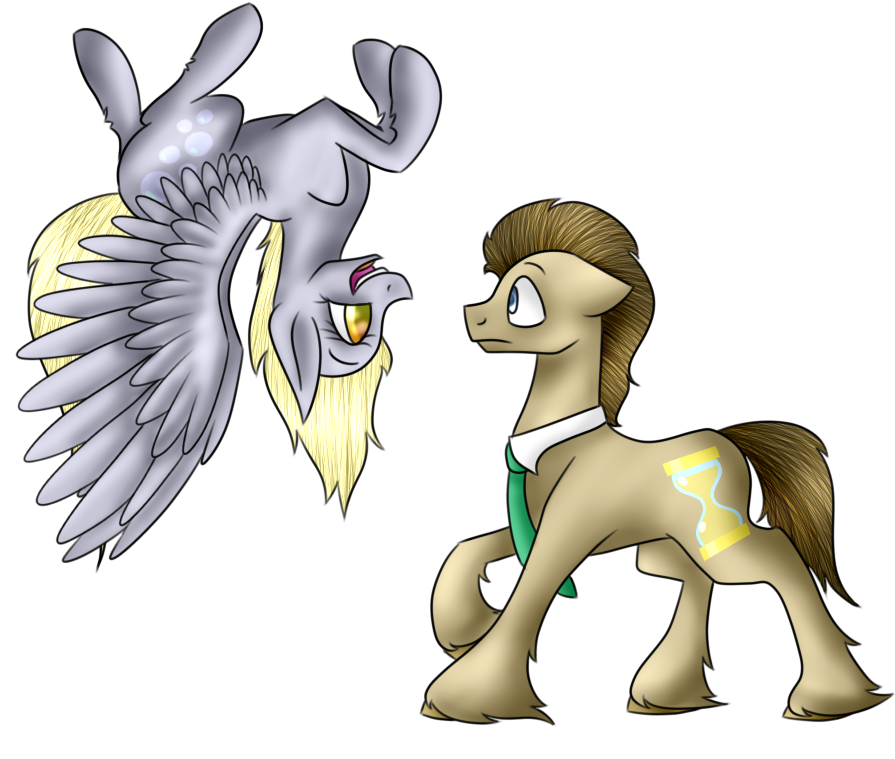 Derpy X Doc - Cartoon (928x788)