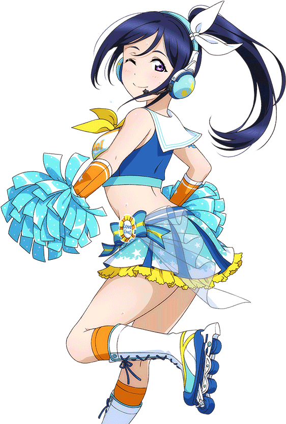 Transparent - Idolized - Lovelive Sunshine Aqours Kanan Matsuura Cheerleaders (1024x1024)
