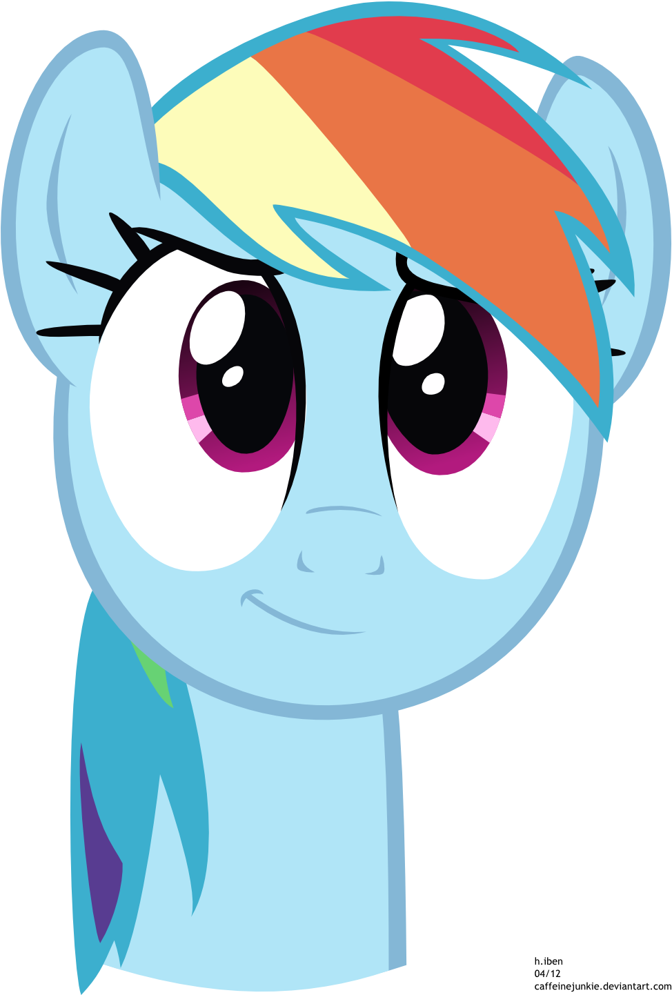 Cute - Rainbow Dash Is Cute (1000x1468)