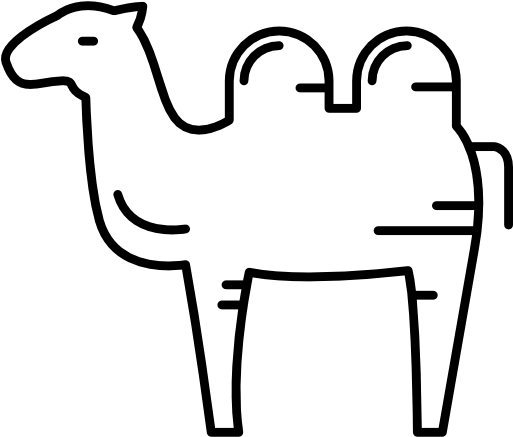 Camel Facing Left Free Icon - Encapsulated Postscript (512x512)