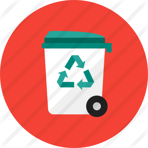 Recycling Bin - Recycle Symbol Stencil Template - Reusable Stencil (512x512)