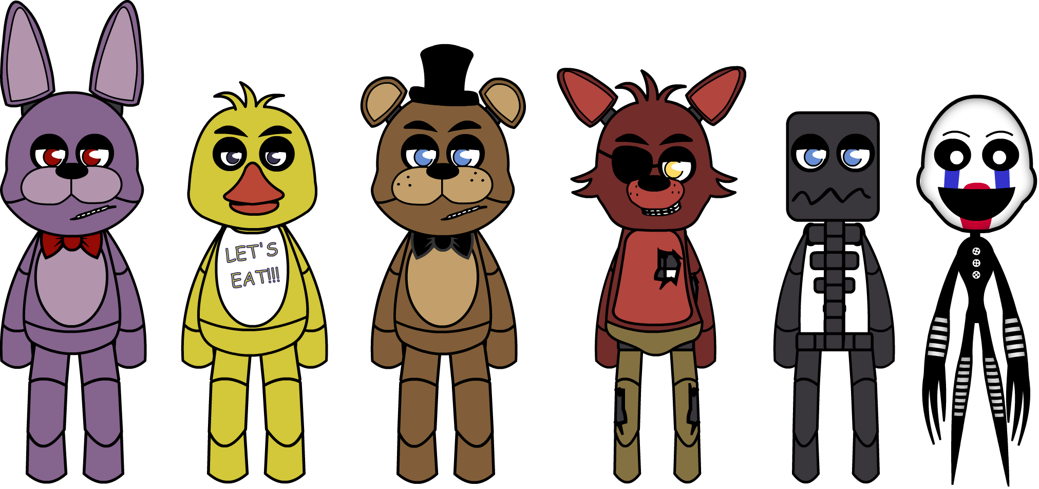 Cartoon Fnaf Freddy (2023x952)