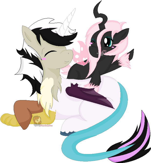 Gift Chaotic And Pomf - Cartoon (631x686)
