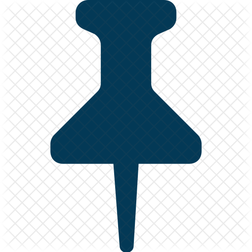 Push Pin Icon - Sign (512x512)