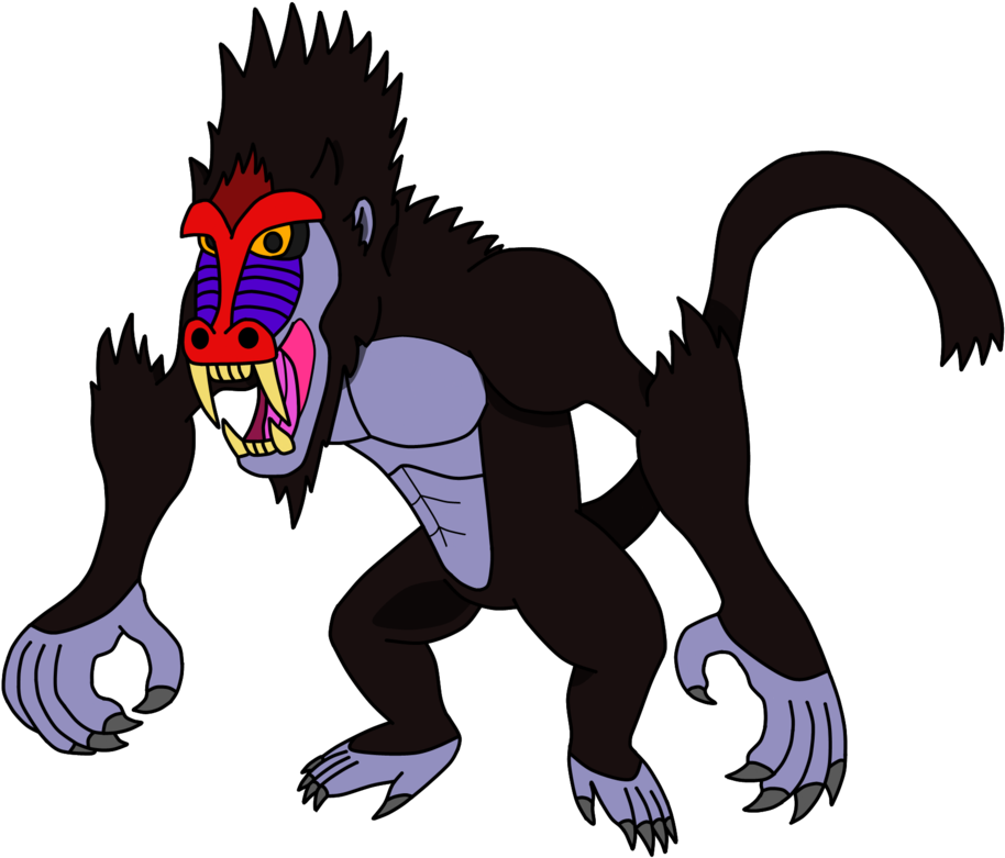 Devil Monkey By Cryoflaredraco - Devil Monkey (968x826)
